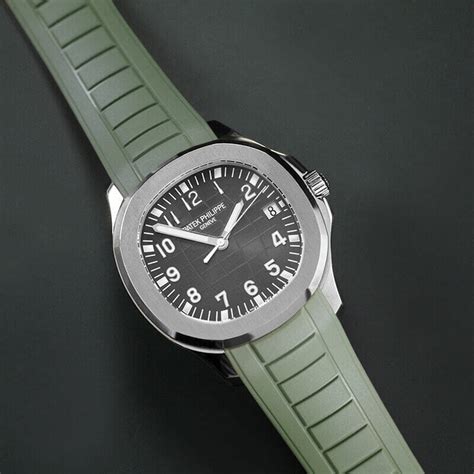 patek philippe green strap|authentic patek philippe watch bands.